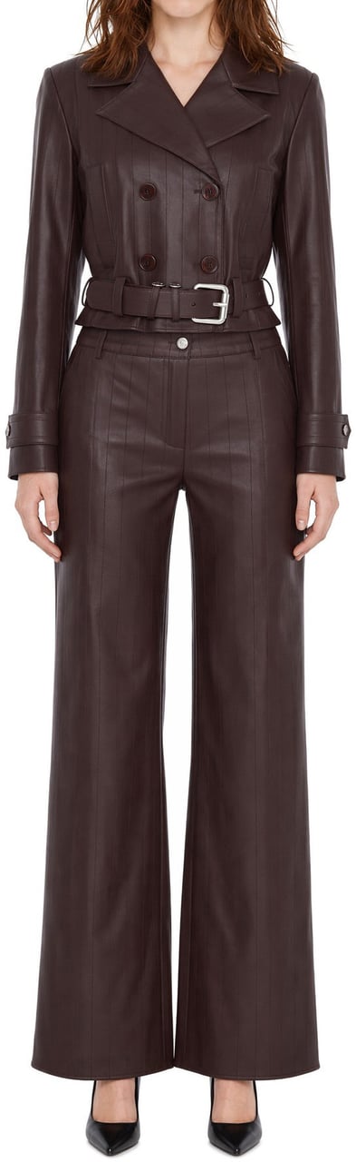 Patrizia Pepe Coats Wood Brown Bruin