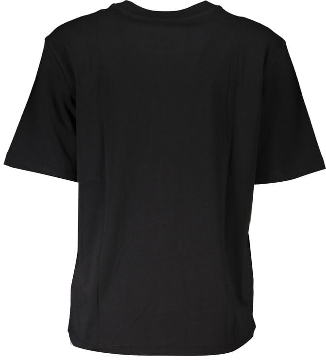 Patrizia Pepe Black Cotton Women T-Shirt Zwart