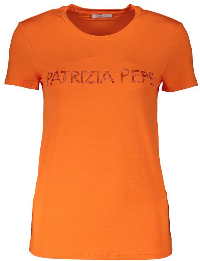 Patrizia Pepe Arancione Viscosa Women T-Shirt Oranje