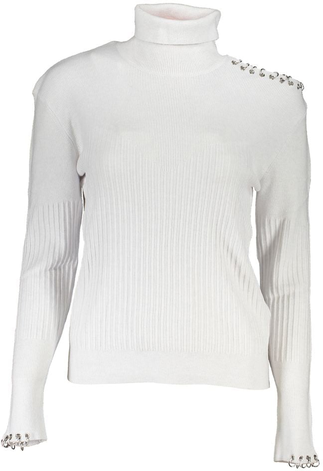 Patrizia Pepe Patrizia Pepe Grigio Poliammide Women Sweater Turtleneck Grijs