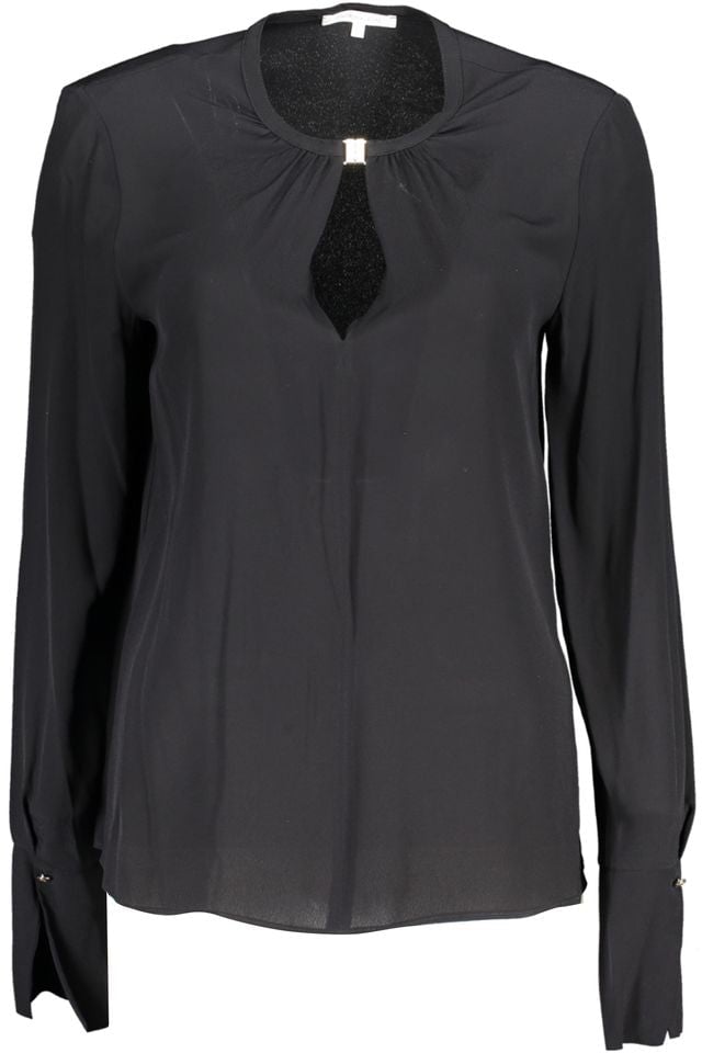 Patrizia Pepe Patrizia Pepe "Black Viscose Women's Blouse" Zwart
