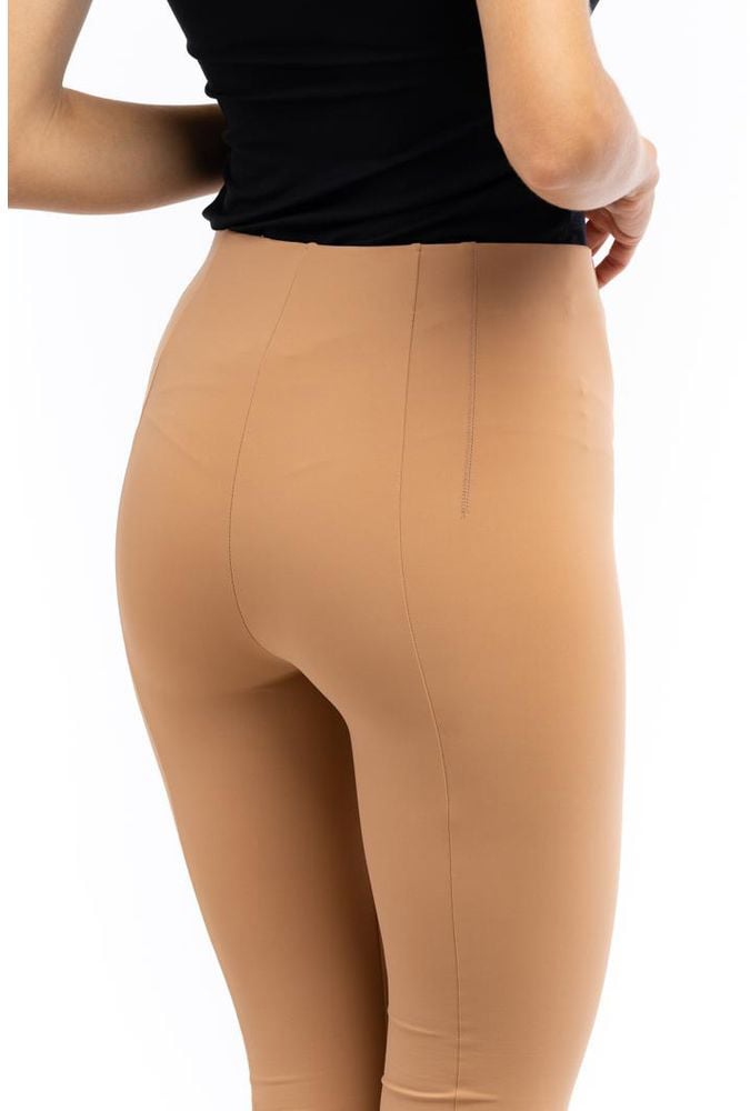 Patrizia Pepe Beige Nylon Leggings Beige