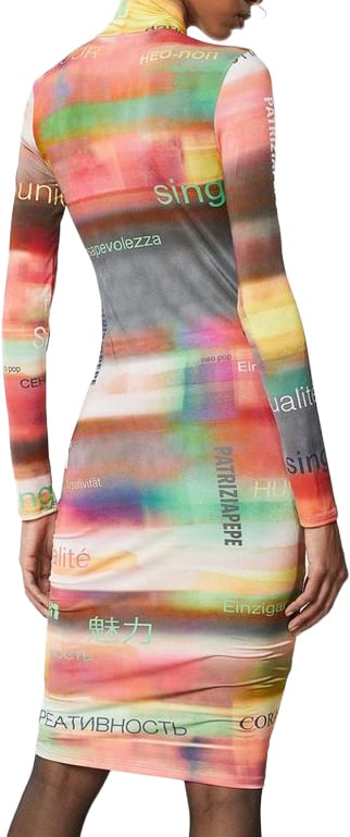 Patrizia Pepe Patrizia Pepe Multicolor Polyester Casual Dress Divers