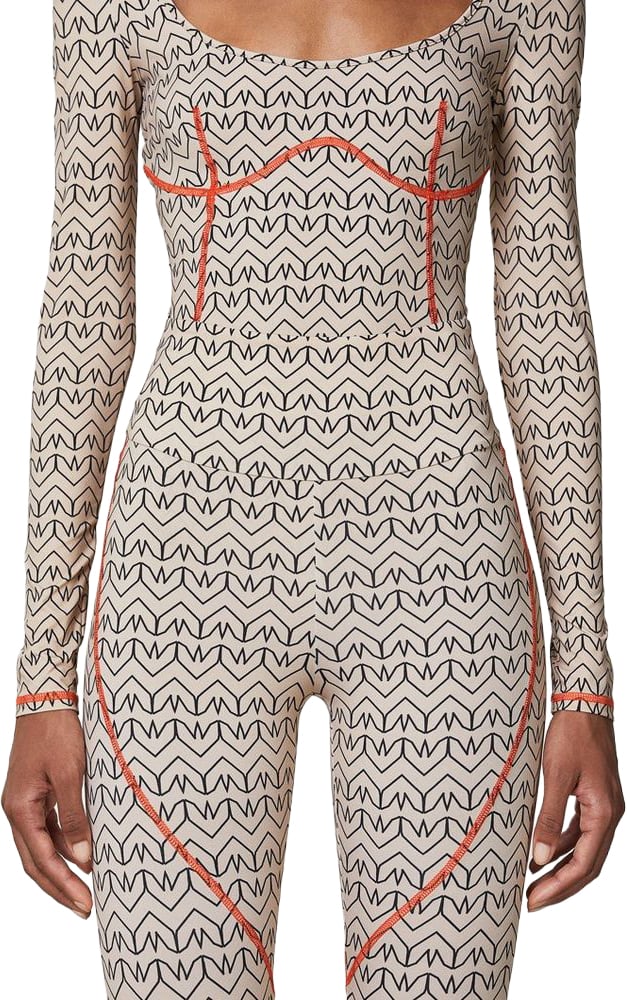 Patrizia Pepe Bicolor Polyamide Leggings Divers