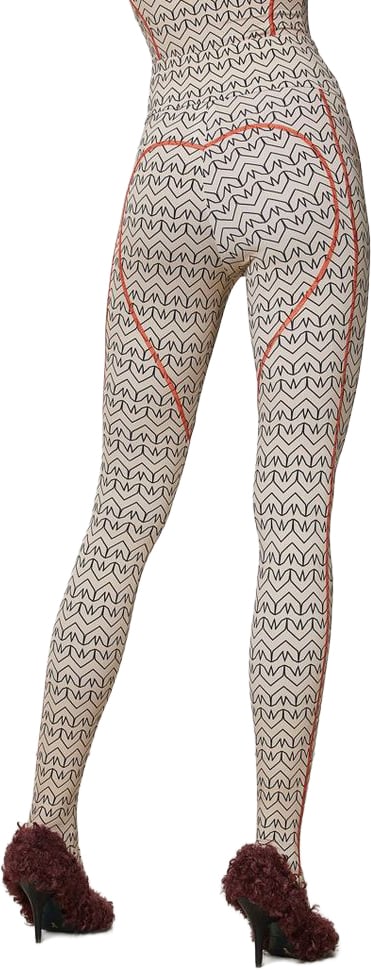Patrizia Pepe Bicolor Polyamide Leggings Divers