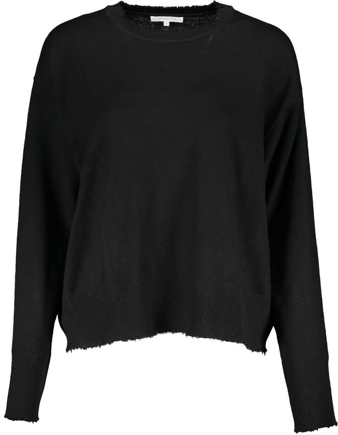 Patrizia Pepe Patrizia Pepe Black Tessuto Women Sweater Zwart