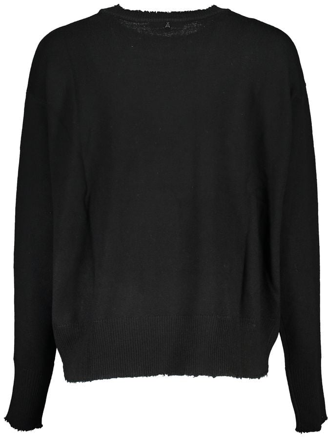 Patrizia Pepe Patrizia Pepe Black Tessuto Women Sweater Zwart