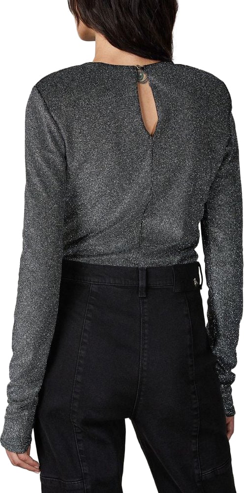 Patrizia Pepe Patrizia Pepe Gold Polyester Bodysuit Goud