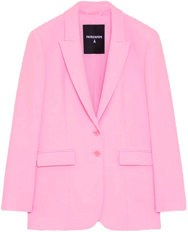 Patrizia Pepe Jacket Cold Pink Roze