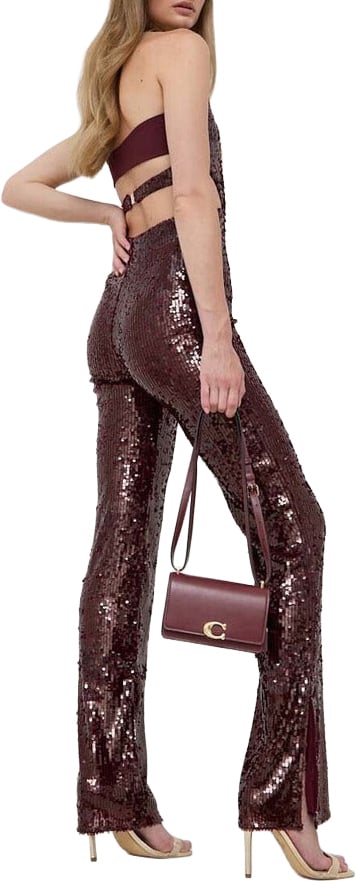 Patrizia Pepe Patrizia Pepe Dress Burgundy Rood