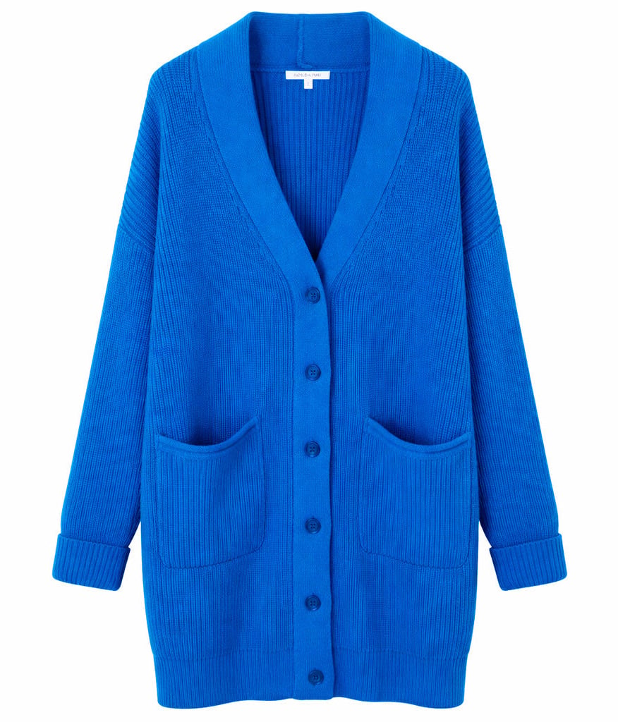 Patrizia Pepe Cardigan Lungo Knitwear Blu Blauw