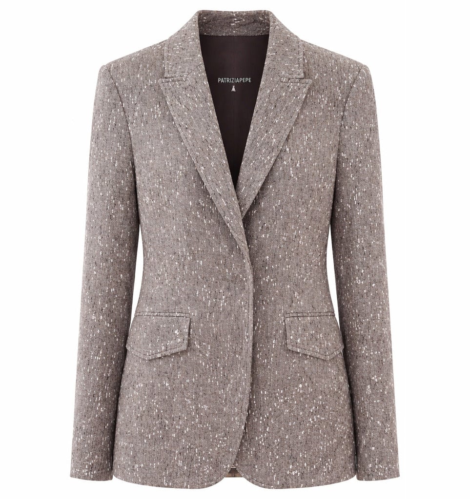 Patrizia Pepe Jacket Pepper Black & White Grijs