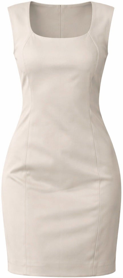 Patrizia Pepe Dress Utopia Grey Grijs