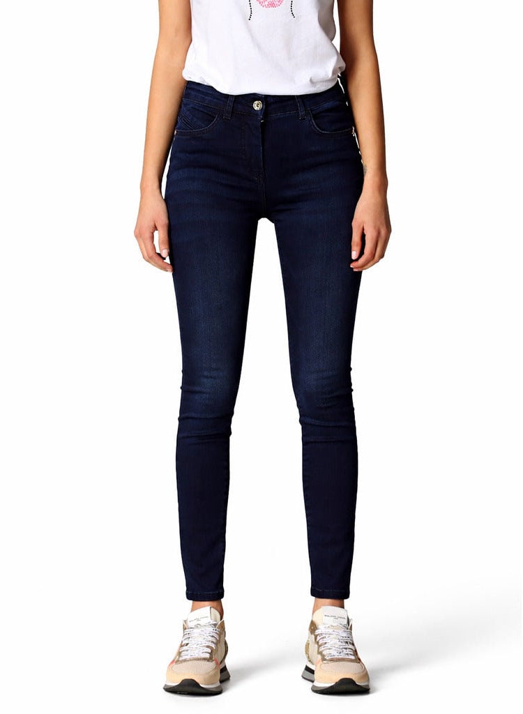 Patrizia Pepe Jeans Regular Jegging Blauw