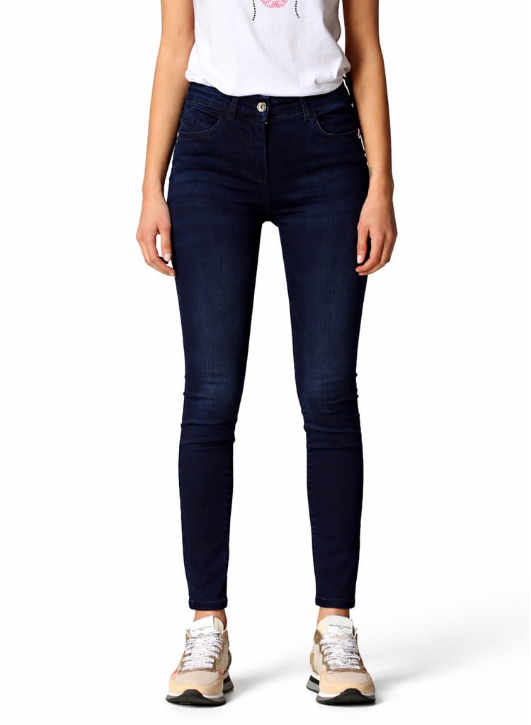 Patrizia Pepe Jeans Regular Jegging Blauw