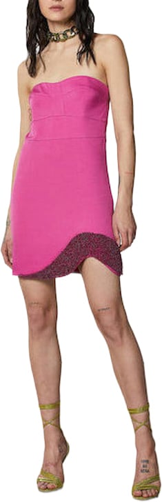 Patrizia Pepe Dress Fuchsia Divers