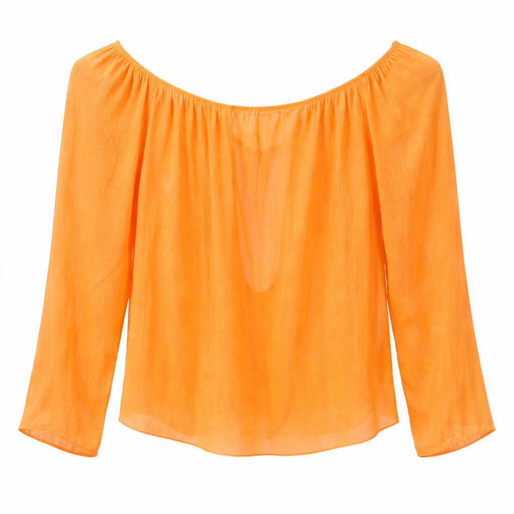 Patrizia Pepe Blusa Orange Sorbet Oranje