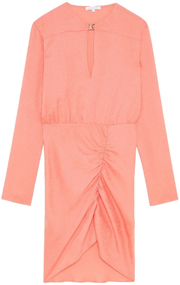 Patrizia Pepe Dress Color Salmone Oranje