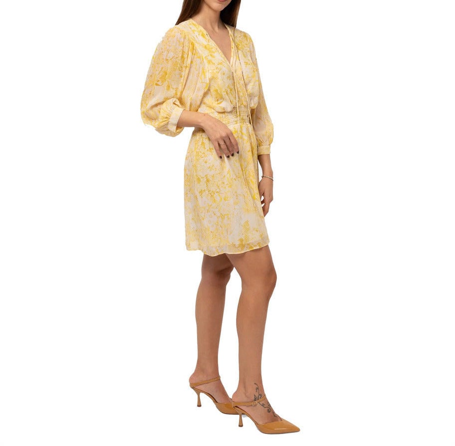 Patrizia Pepe Abitino Yellow Flowers Geel