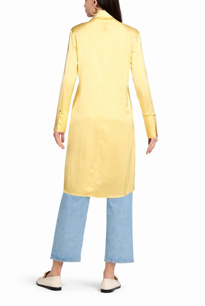 Patrizia Pepe Dress Chemisier Clarity Yellow Geel