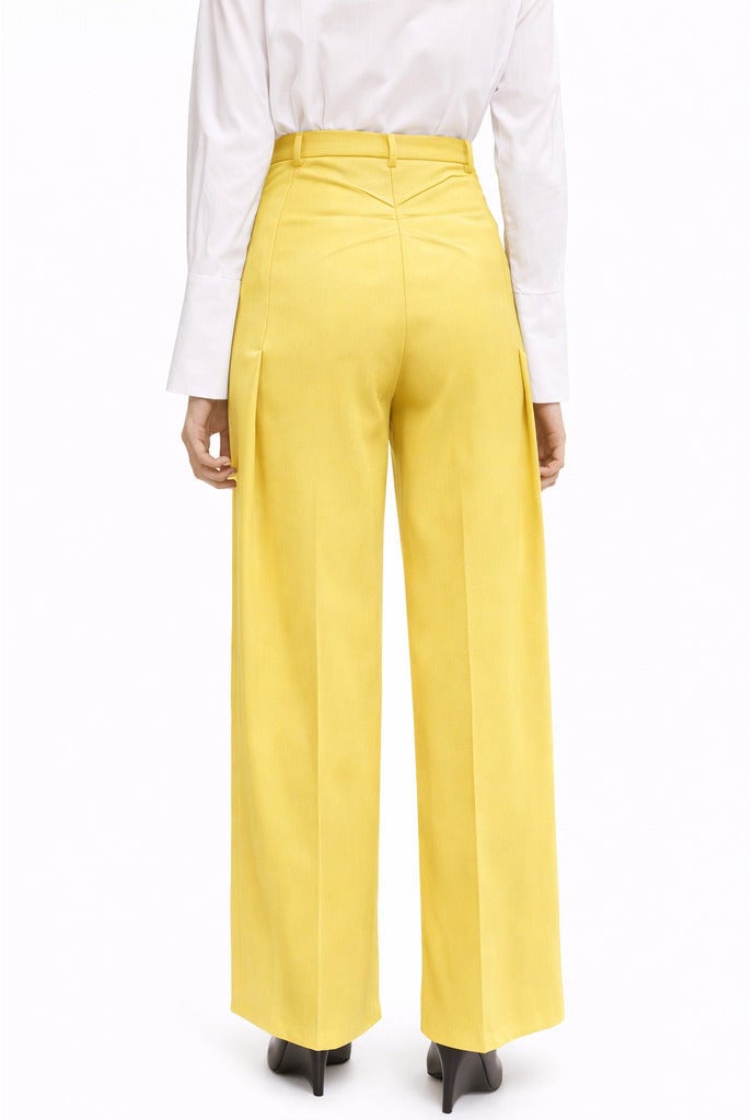 Patrizia Pepe Trousers Dreamlike Yellow Geel