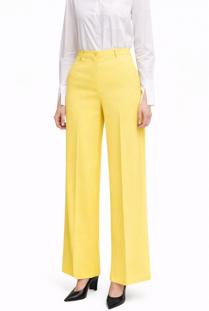 Patrizia Pepe Trousers Dreamlike Yellow Geel