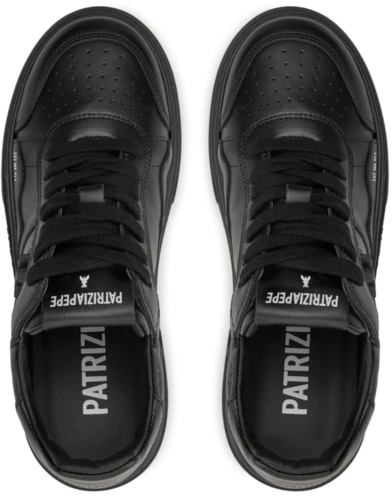 Patrizia Pepe Sneakers Pelle Black Zwart