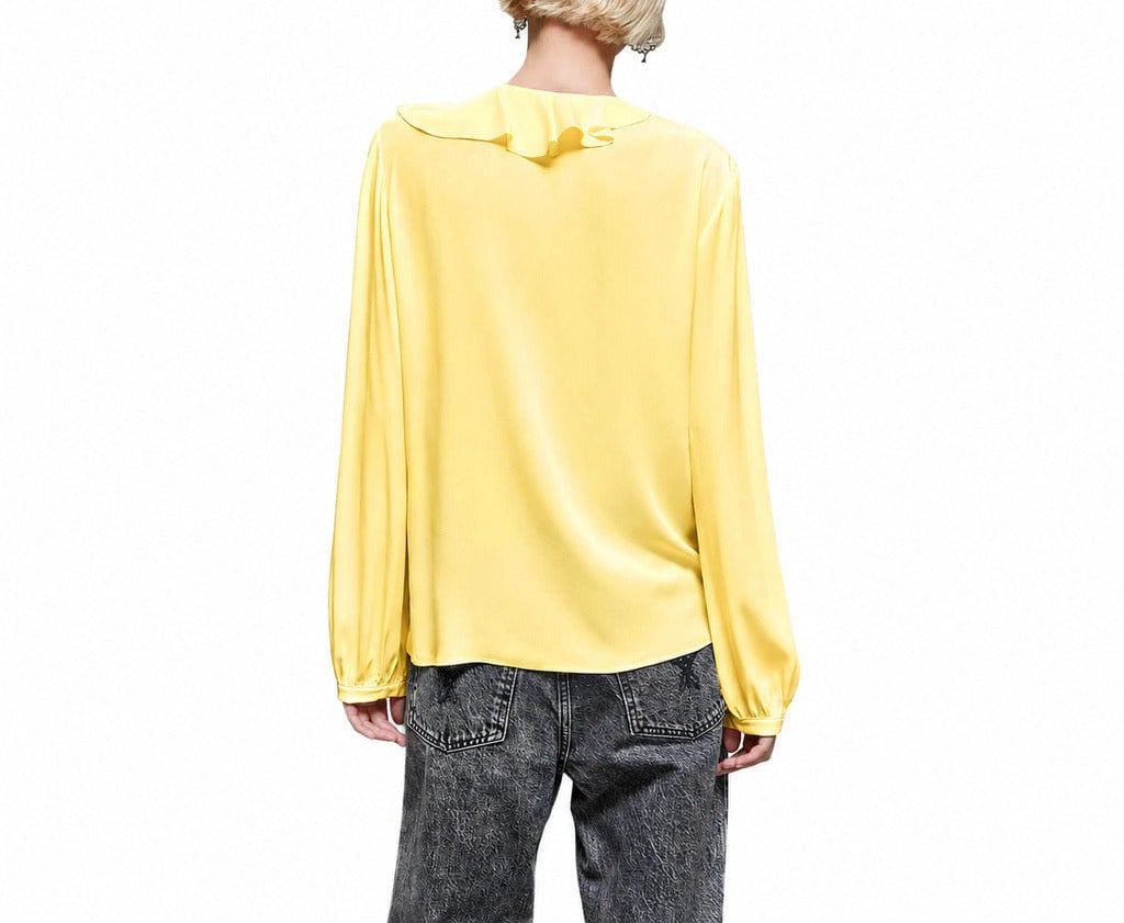 Patrizia Pepe Shirt Dreamlike Geel