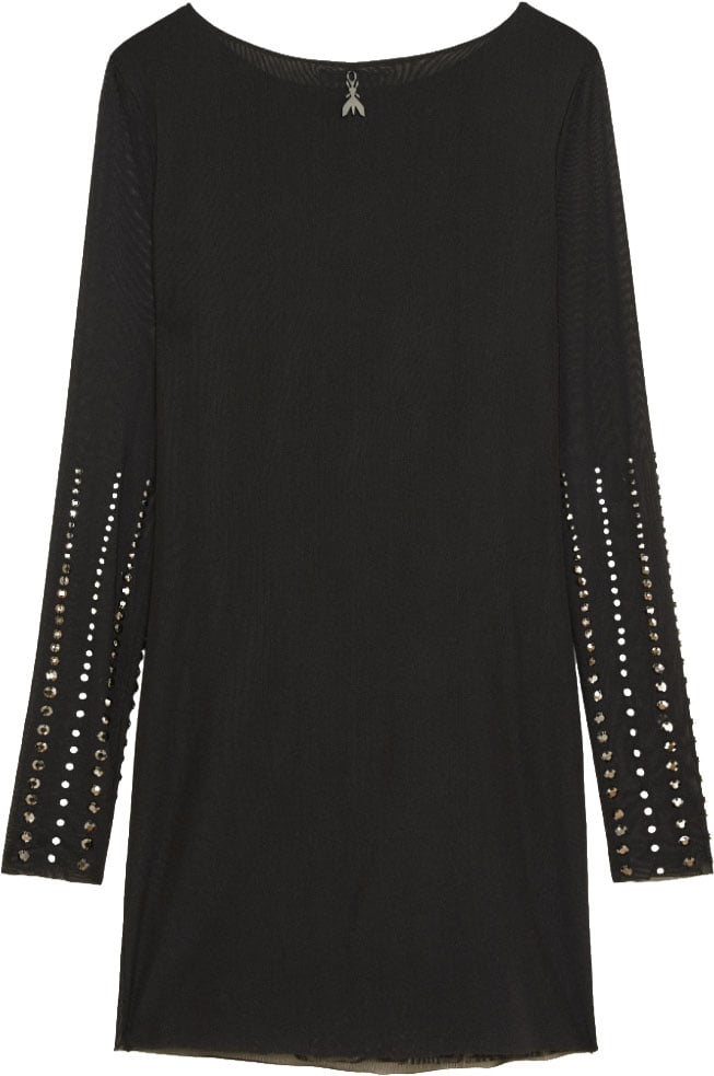 Patrizia Pepe abito tulle con strass Zwart