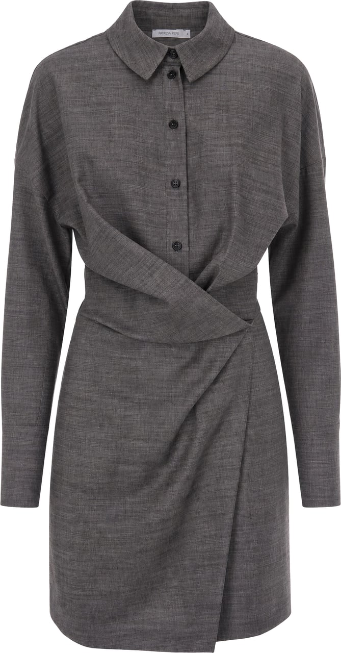 Patrizia Pepe Dresses Gray Flannel Grijs