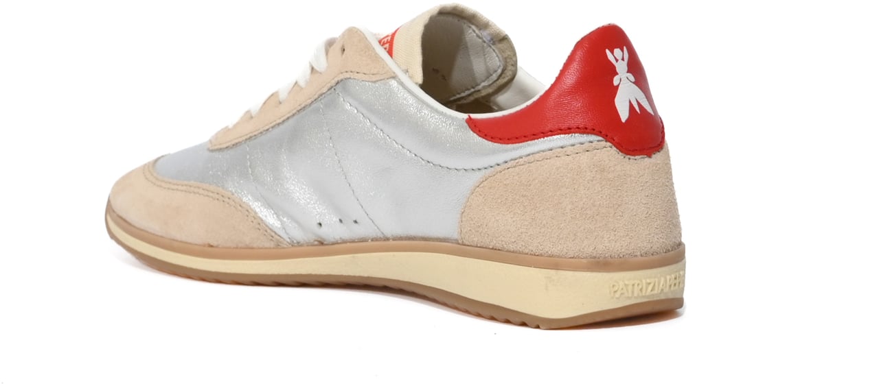 Patrizia Pepe Sneakers Silver E Red Zilver