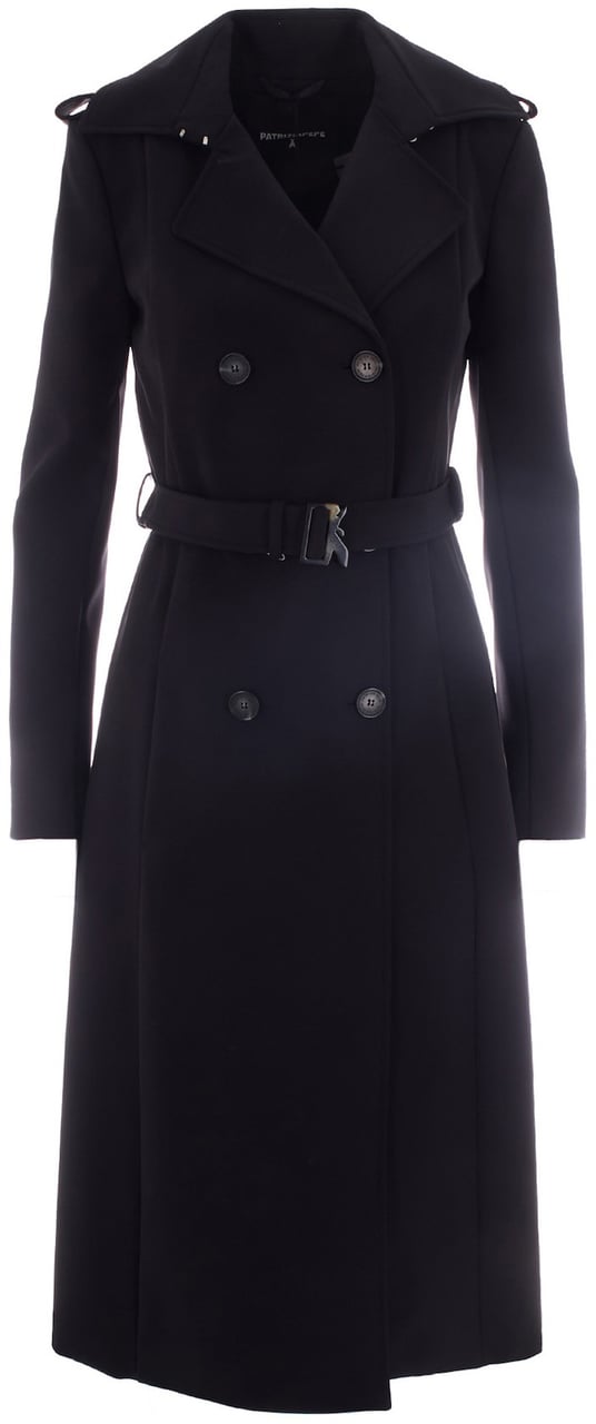 Patrizia Pepe Coats Nero Zwart