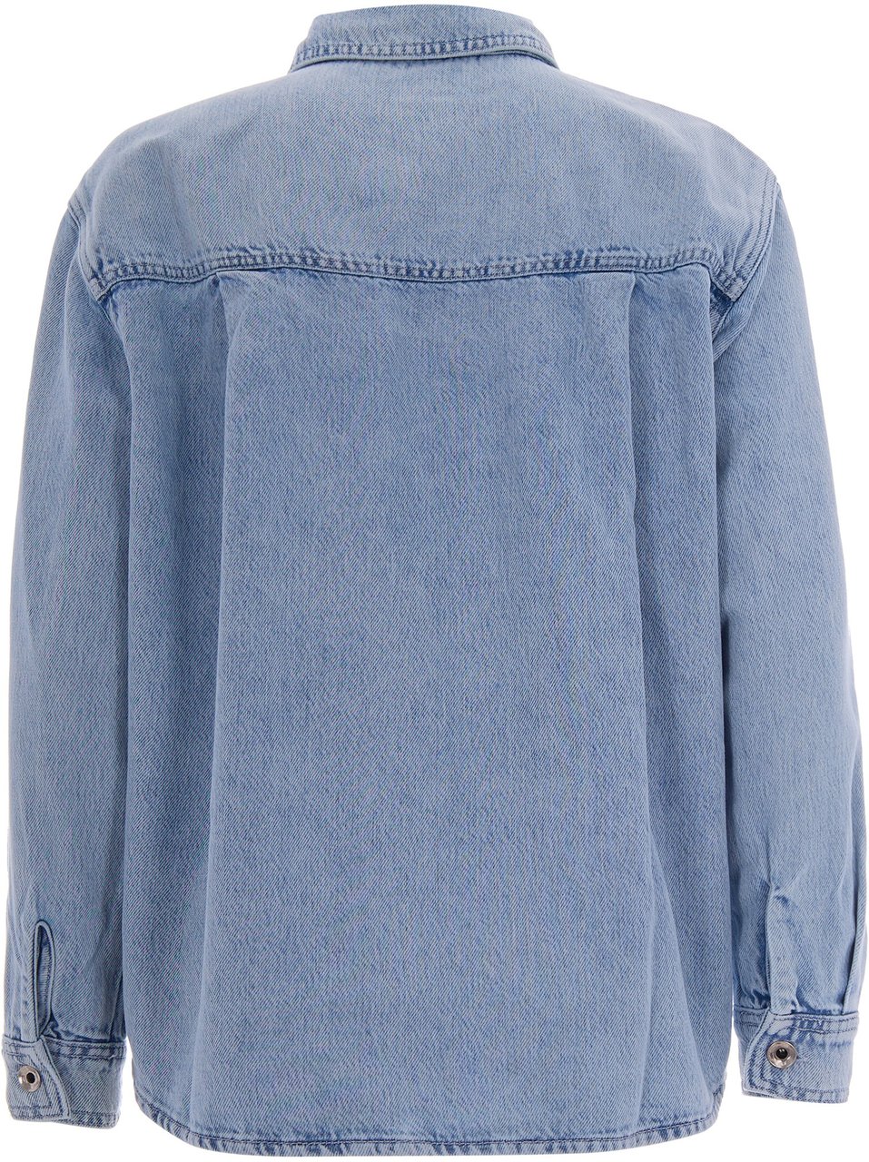 Patrizia Pepe Shirts New Light Blue Wash Lichtblauw