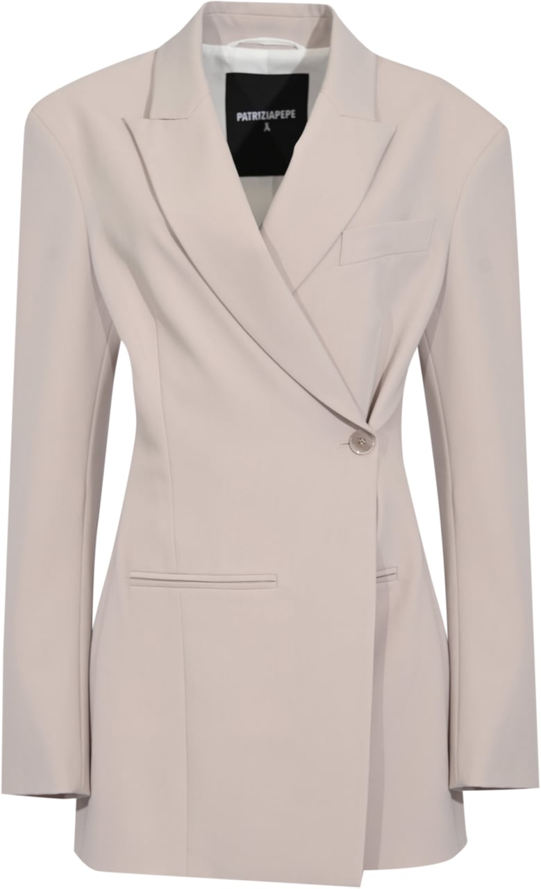 Patrizia Pepe Jackets Cloud Gray Lichtgrijs