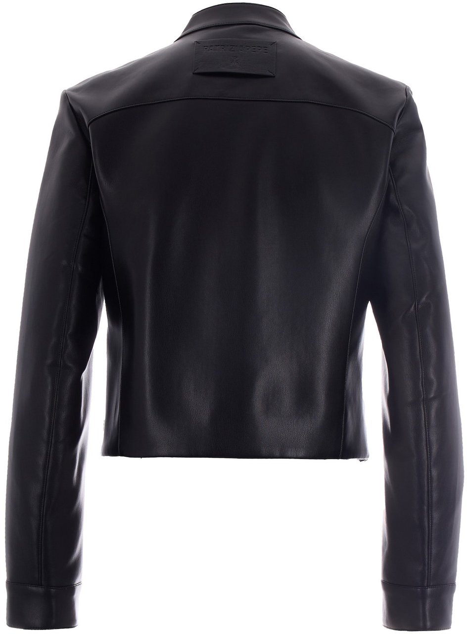 Patrizia Pepe Coats Nero Zwart