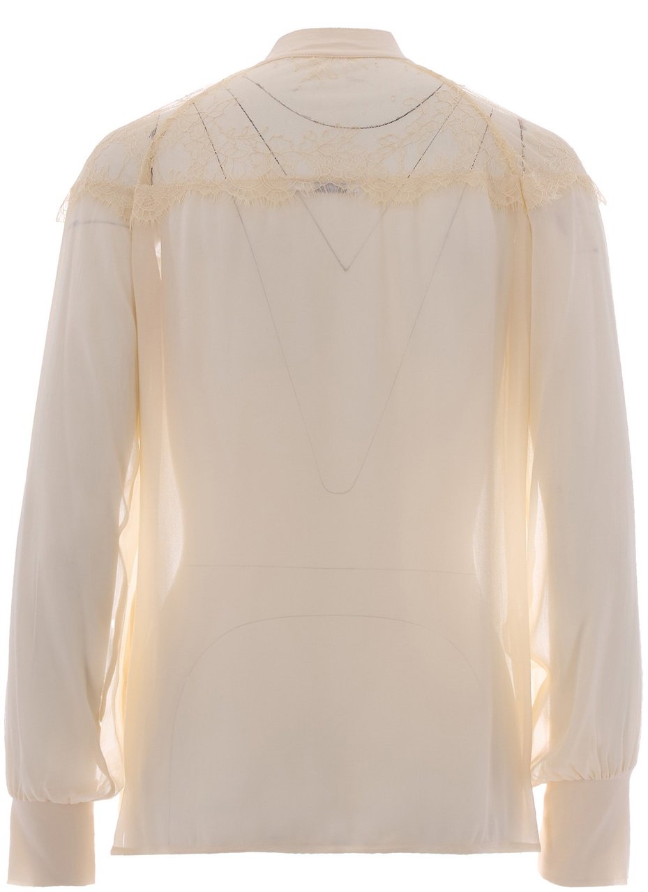 Patrizia Pepe Shirts Warm Ivory Wit