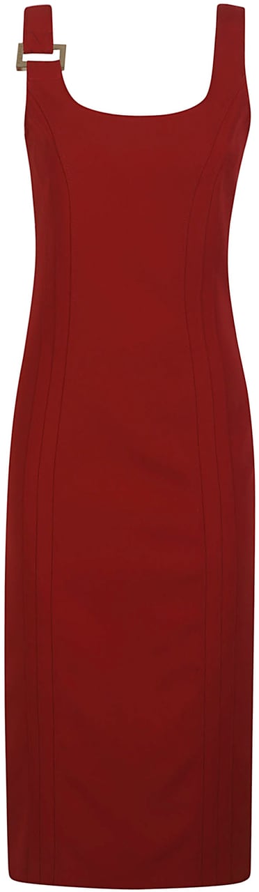 Patrizia Pepe Sleeveless Dress Red Rood