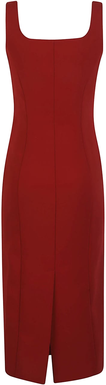 Patrizia Pepe Sleeveless Dress Red Rood