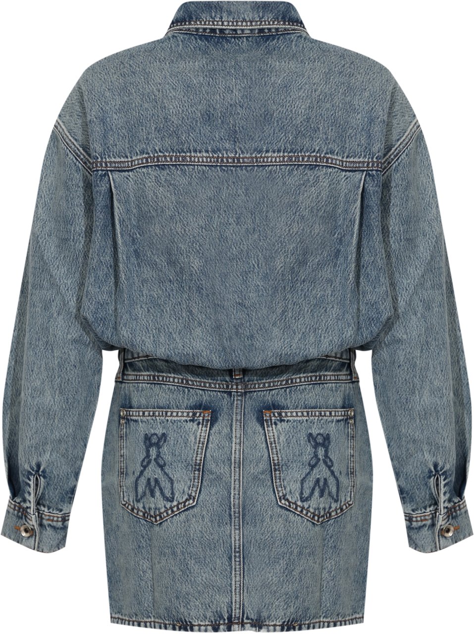 Patrizia Pepe Dresses New Warm Blue Wash Blauw
