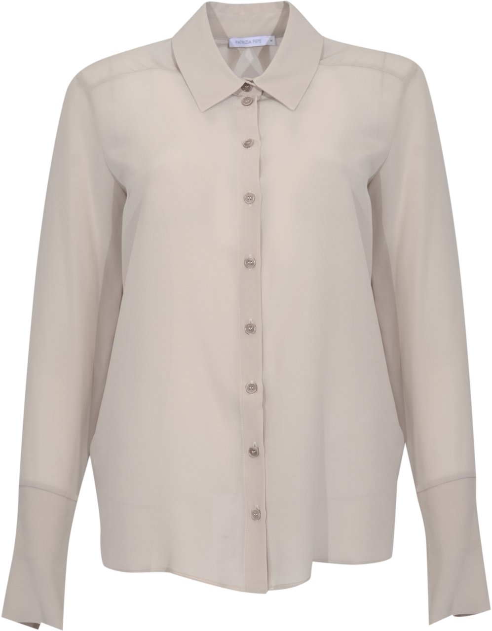 Patrizia Pepe Shirts Cloud Gray Grijs