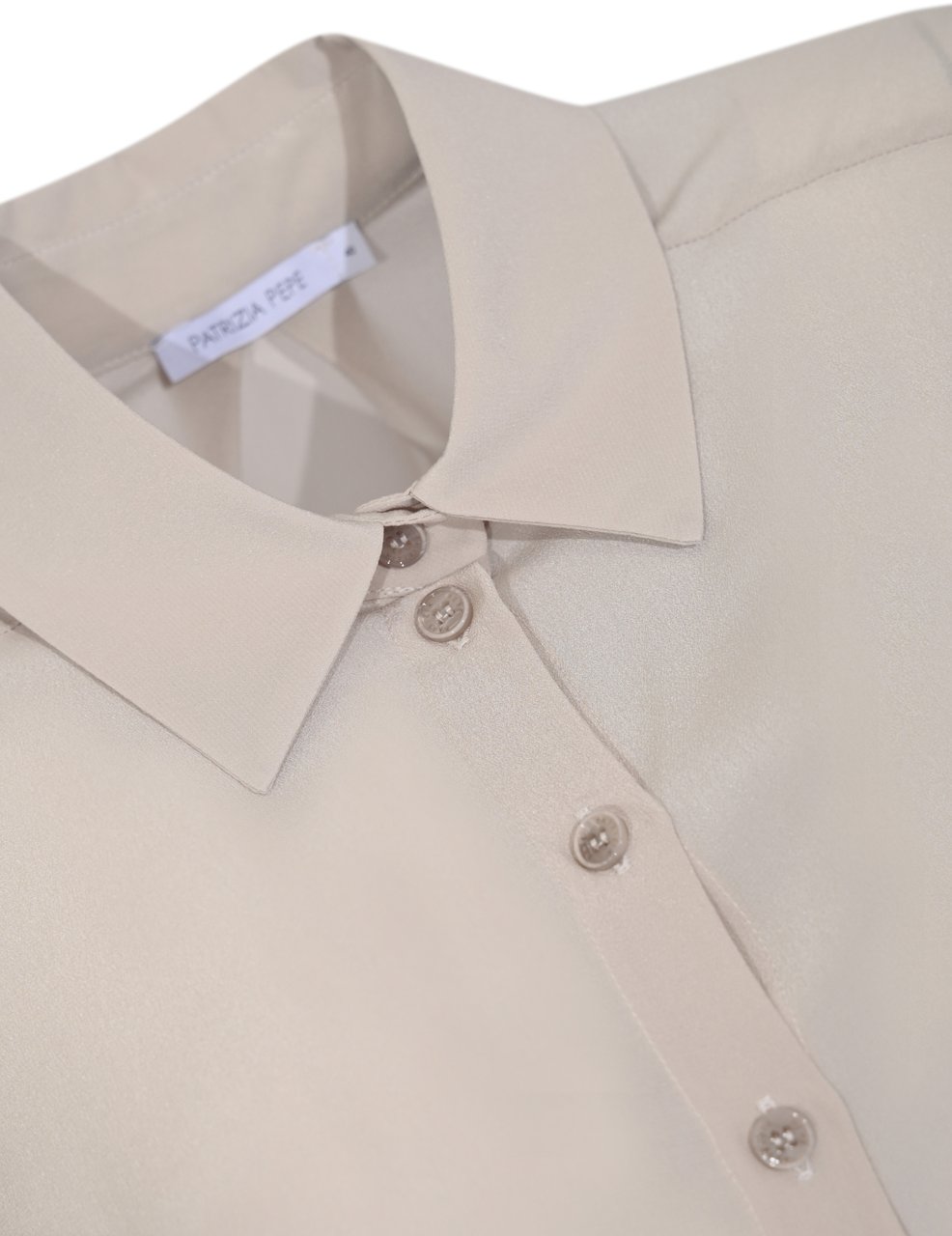 Patrizia Pepe Shirts Cloud Gray Grijs