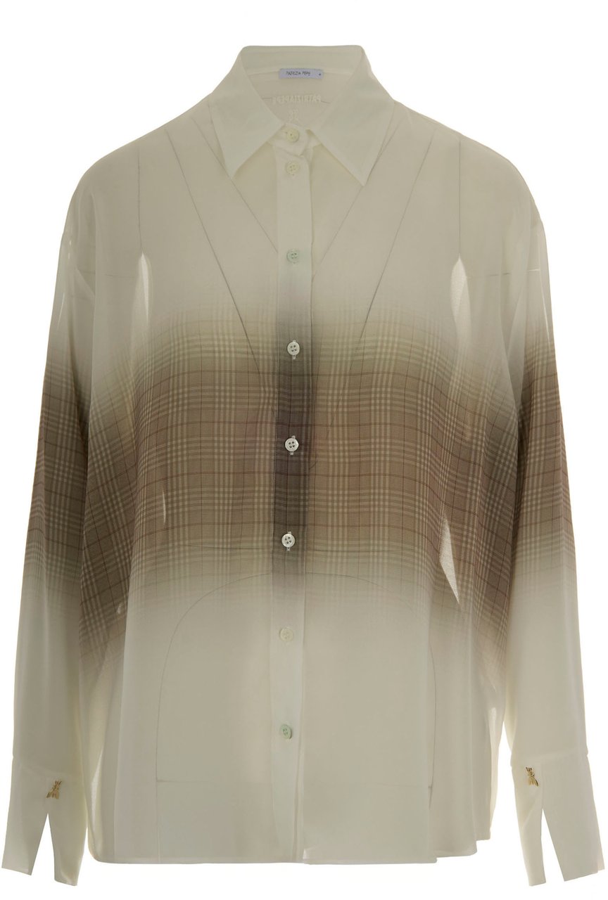 Patrizia Pepe Shirts Stone Beige Degrad Beige