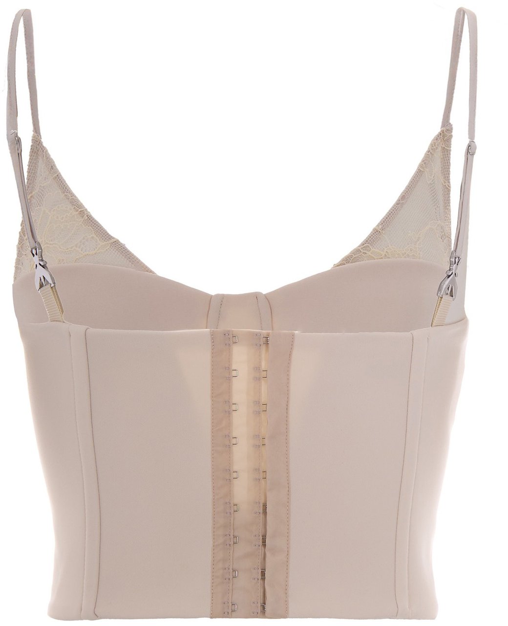 Patrizia Pepe Top Warm Ivory Geel