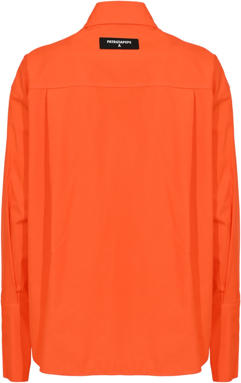 Patrizia Pepe Shirts Deep Orange Oranje