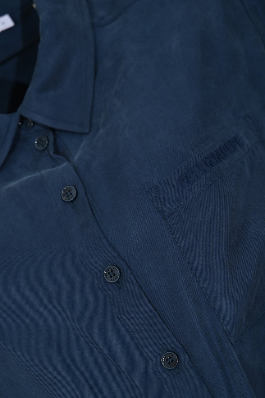 Patrizia Pepe Shirts Lagoon Blue Blauw