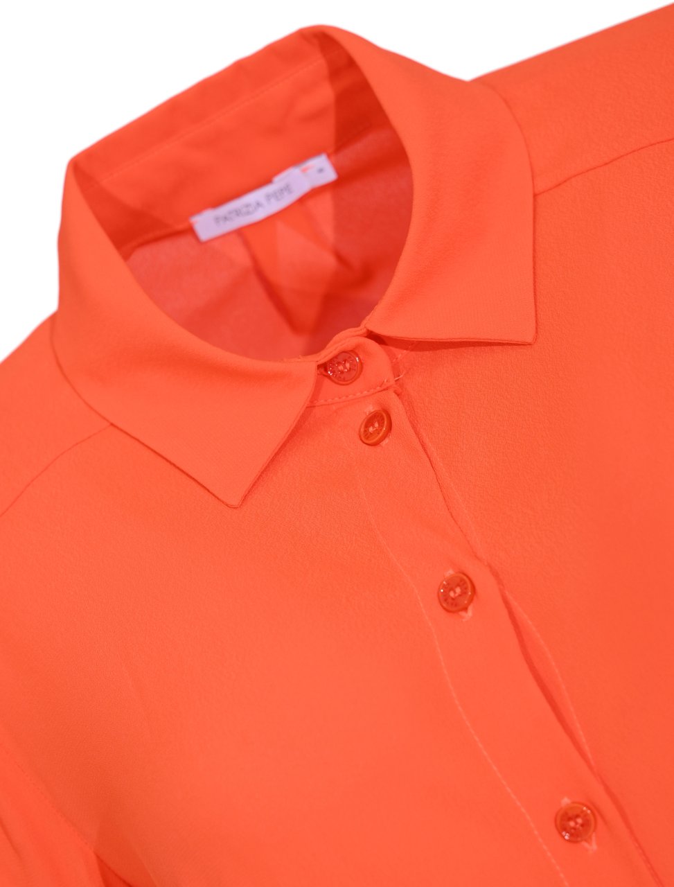 Patrizia Pepe Shirts Deep Orange Oranje