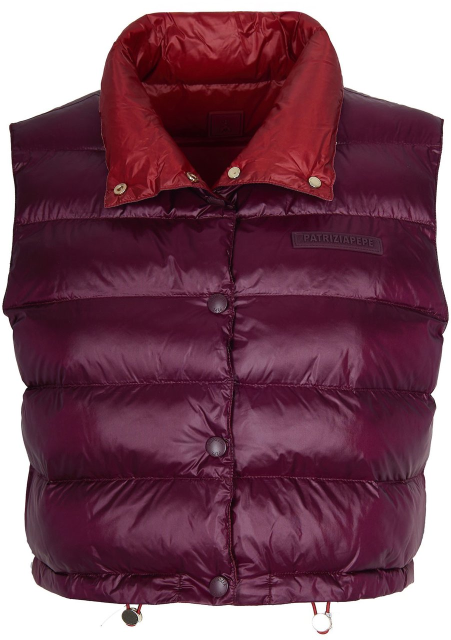Patrizia Pepe Coats Purplevelvet Red Paars