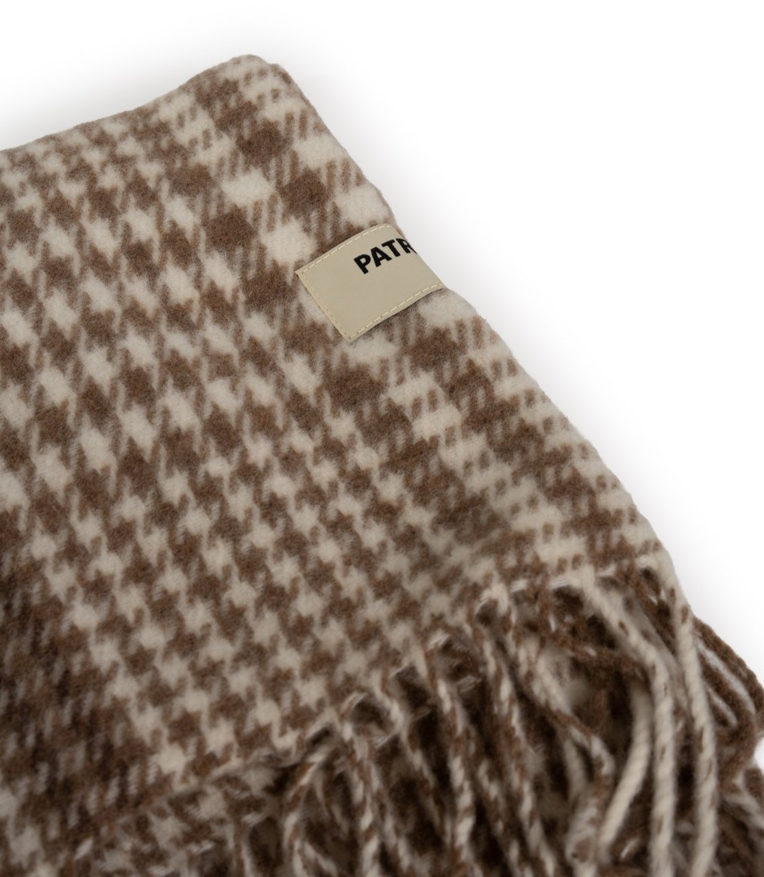 Patrizia Pepe Scarfs Stone Beige Check Beige