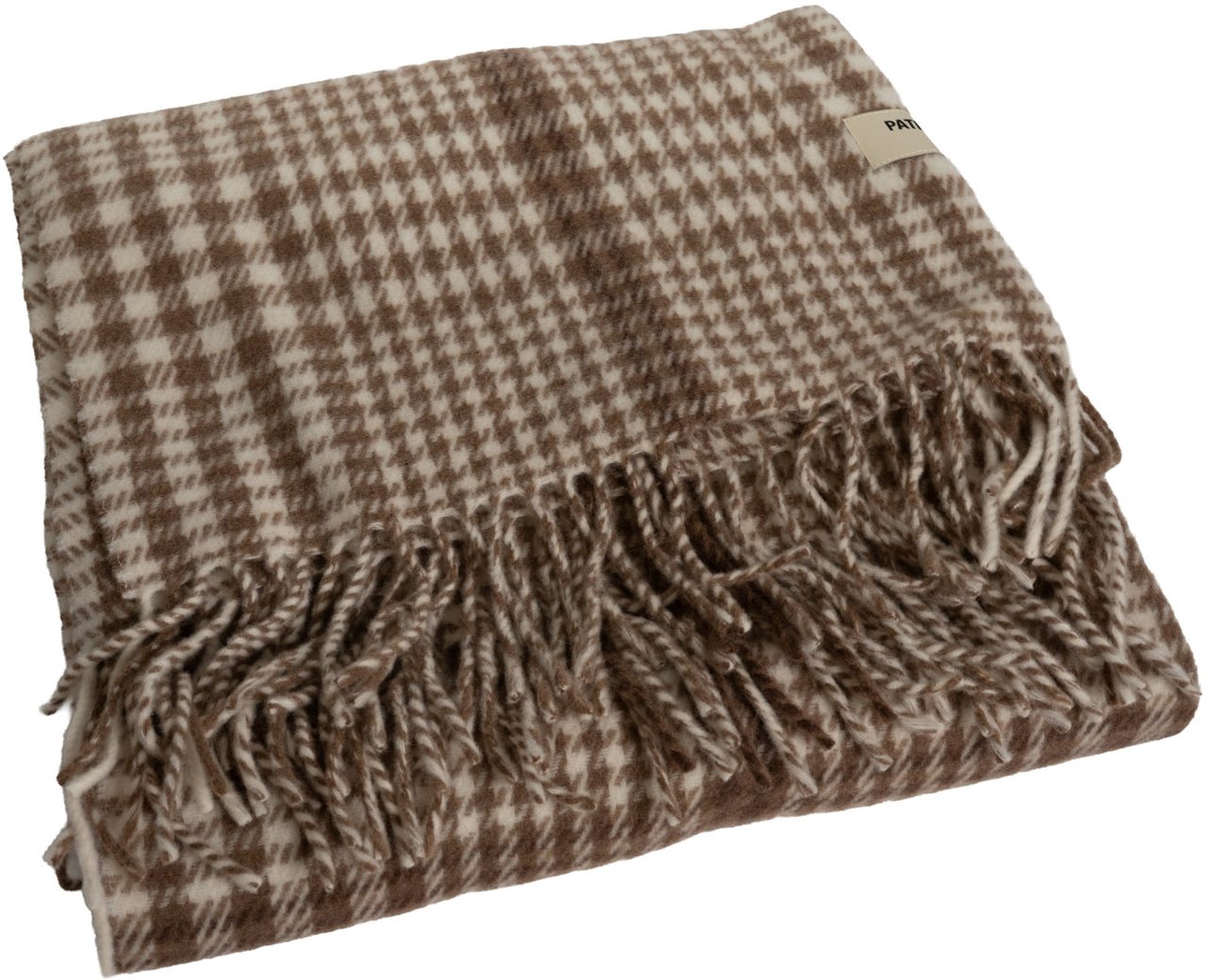 Patrizia Pepe Scarfs Stone Beige Check Beige