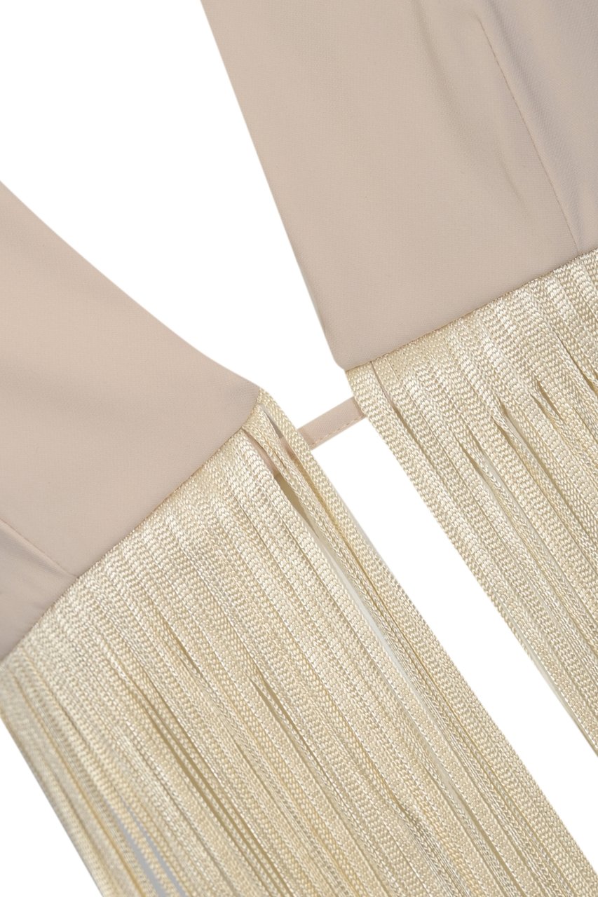 Patrizia Pepe Top Warm Ivory Geel